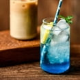 thumbnail image 4 of st Dricksglas med Bambulock och Sugrör, Ölburksglas Tumbler Glas Iskaffekopp för Mjölk Kaffe Isvatten Cocktail 380ml{f2}, 4 of 5