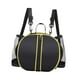 thumbnail image 5 of Bolsa de hombro portátil para baloncesto, bolsa para pelotas deportivas, fácil de elegir Correa Doble Negra, 5 of 9