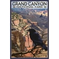 thumbnail image 2 of Art.com Grand Canyon National Park - Ravens at South Rim Stretched Canvas Print Wall Art by Lantern Press, 16" x 24", 2 of 4