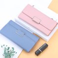 thumbnail image 6 of Fashion Women Trifold Long Wallet PU Leather Card Holder Organizer Purse, 6 of 8