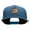 Sea Blue, variant on Fall Owl Embroidered Faux Jute 6 Panels Structured Snapback Cap - Sea Blue OSFM