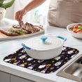 thumbnail image 2 of Halloween Gnome Witches with Spooky Elements Dish Drying Mat for Kitchen 1 Pack, Ultra Absorbent Microfiber Dishes Drainer Mats,16x18in(41x46cm), 2 of 6