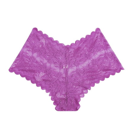 Ruimatai Womens Underwear Clearance Cotton Sexy Lace Underwear Lingerie Thongs No Show Panties Ladies Seamless Briefs Thong