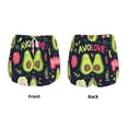 thumbnail image 3 of Cauagu Avocado Love Print Women's 2 in 1 Running Shorts Athletic Workout Gym Yoga Shorts Running Shorts for Women-Small, 3 of 7