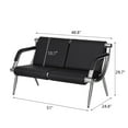 thumbnail image 3 of Kinsuite 5-Seats Waiting Room Chairs - Airport Reception Chairs with Arms Waiting Benches PU Leather, Office Guest Chairs & Reception Chairs for Clinic Office School Salon Lobby, 3 of 10