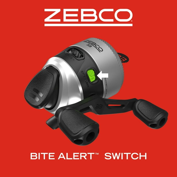 Zebco 33 Spincast Reel and Fishing Rod Combo, 6-Foot 2-Piece