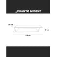 thumbnail image 4 of Repisa Mueble Flotante Modelo z para equipos de TV 110 x 25 cm Lombardia.295 Hanlob Repisa Flotante Moderna estilo Z para equipos de TV, 4 of 6