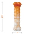 thumbnail image 6 of Nylabone Power Chew Textured Bone Dog Chew Toy 70th Birthday Orange Swirl Chicken X-Small (1 Count), 6 of 16