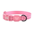 thumbnail image 2 of Toy Doggie Essential Nylon Reflective Collar Hot Pink XXS for XXSmall Dogs or Cats, 2 of 10