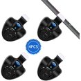 thumbnail image 2 of ShenMo 4pcs Black Electronic LED Light Fishing Bite Alarm Bell Clip Type Fishing Rod, 2 of 6