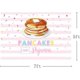 thumbnail image 2 of Telones de fondo para fiesta de cumpleaños de niñas con pijamas y panqueques dulces de 2,1 x 1,5 m, rayas rosas, 2 of 5