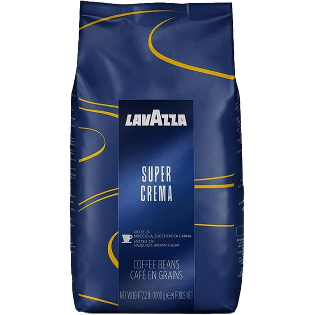 Lavazza Super crema Grains Entiers Beans 2,2 Lb (Lot de 1)