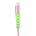 thumbnail image 4 of Sidaley Wind Phone Charging USB Case Cover Winder Tube Clip Organizer Cord Cable Sleeve Data Wrap fracture Anti Protector Silicone Type3 NO3, 4 of 6