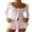 Pink, variant on Komoo Women Aesthetic Pajama Set Long Sleeve Button Lettuce Trim Crop Top Shorts 2 Piece Loungewear