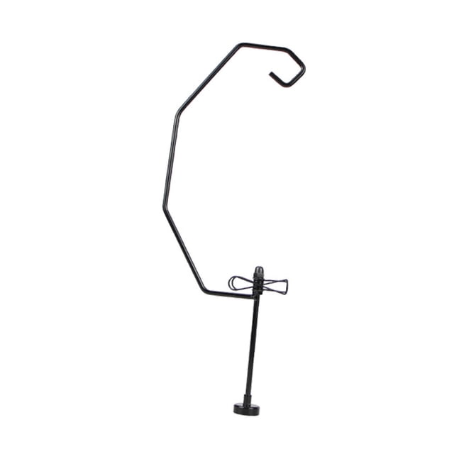 Soporte para linterna de camping, soporte de hierro resistente y ligero para lámpara, para lámpara para viajes, pesca, senderismo, mesa de viaje