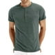 thumbnail image 1 of Playera Casual Manga Corta Algodón Cuello Henley Para Hombre, 1 of 6