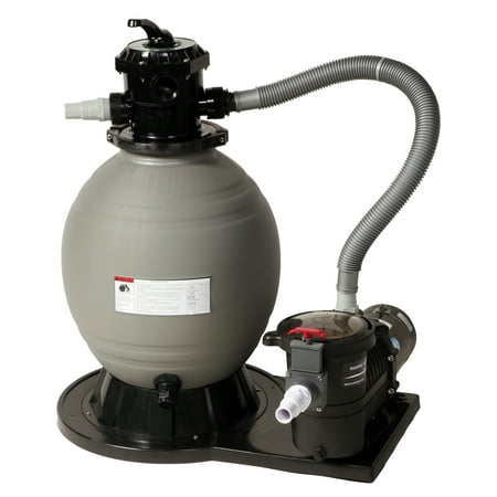 Blue Wave 18-in Sand Filter System w/ 1 HP Pump for Above Ground