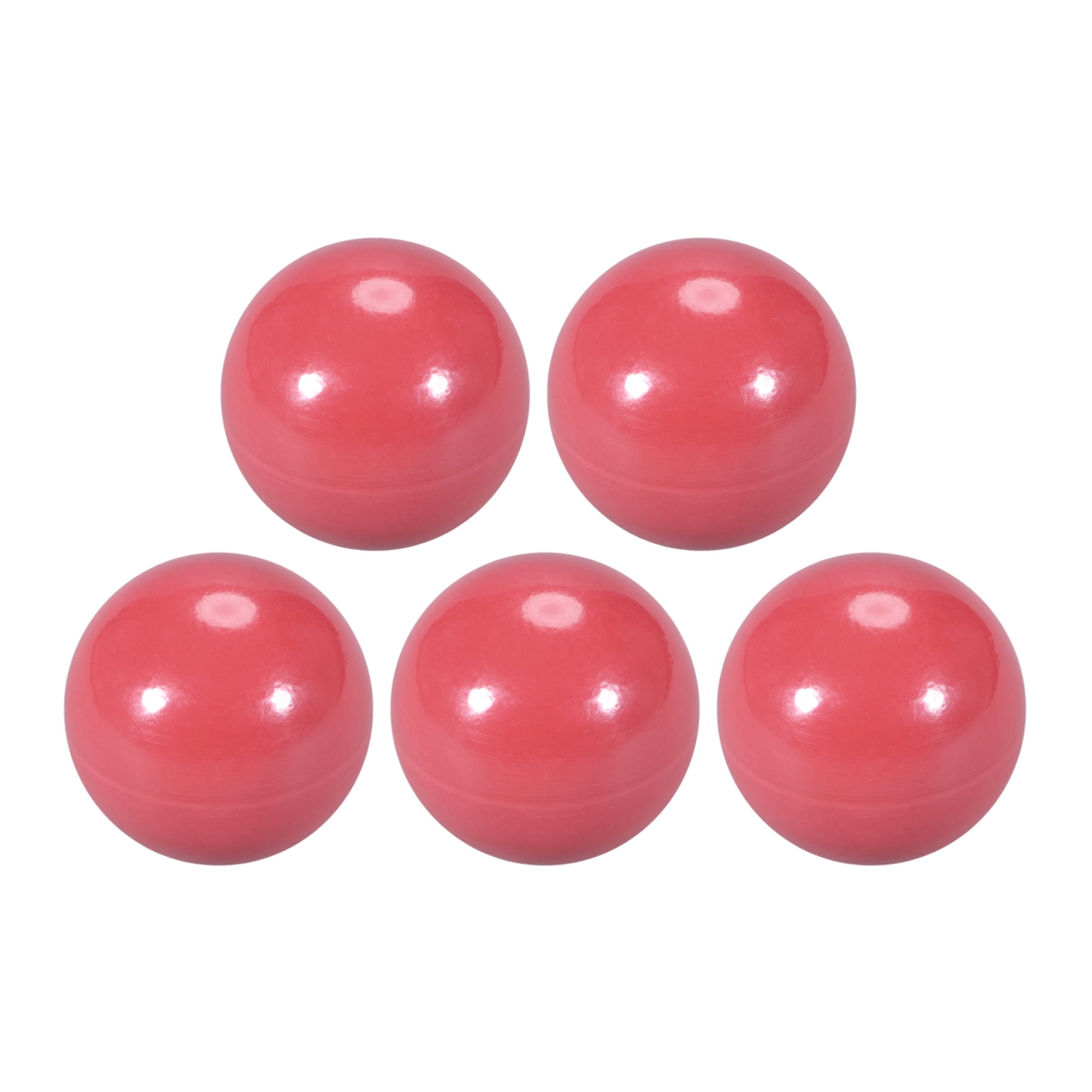 5PCS M8 Female 30mm Dia Solid Red Plastic Ball Lever Knobs for Machine Tools 