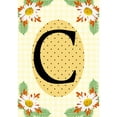 thumbnail image 2 of America Forever Spring Monogram Garden Flag Letter C 12.5 x 18 inches Double Sided Vertical Outdoor, Yard, Lawn, Beautiful Bright Summer Flowers, Daisies, White Flowers, Polka Dots Garden Flag, 2 of 5