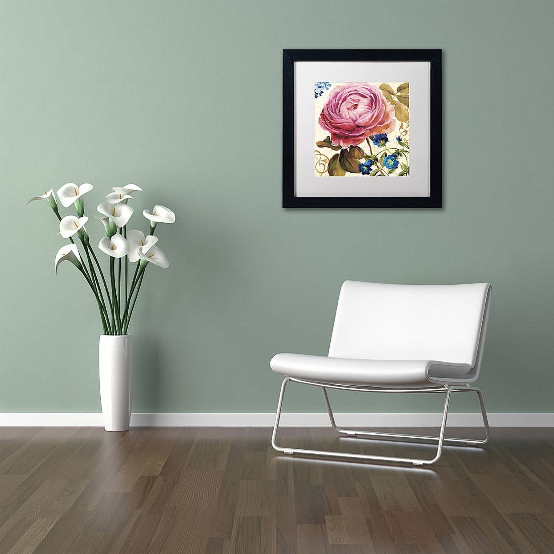 Trademark Fine Art "Victorias Dream II" Canvas Art by Lisa Audit, White Matte, Black Frame