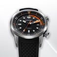 thumbnail image 4 of BERNY Men's Automatic Dive Watch, Sport 20ATM Waterproof Machanical Wrist Watch with Super Luminous, Silicone Band, Date Calendar, Fashion Diving Watch for Men, Black, 4 of 13