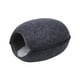 thumbnail image 3 of Cama cueva para gatos de fieltro Salvador con Boca de pescado Gris oscuro, 3 of 10