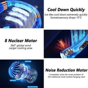 Portable Air Conditioner Mini Neck Fan with Flashlight