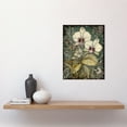 thumbnail image 2 of William Morris Style White and Purple Orchid Unframed Wall Art Print Poster Home Decor Premium, 2 of 3