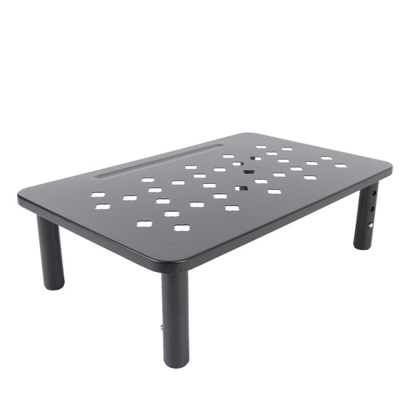 Computer Monitor Stand Riser, Height Adjustable Prevent Overheating TV Riser Desktop Stand Multi Functional for Printer