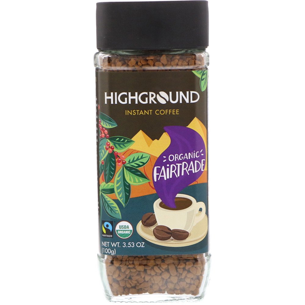 Highground Organic Medium Roast Instant Coffee 3.53 oz