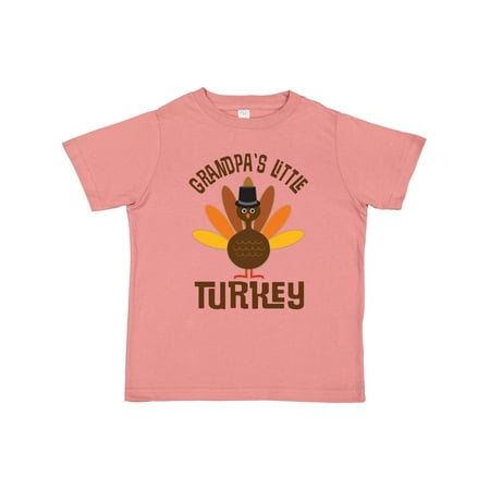 

Inktastic Thanksgiving Grandpa Little Turkey Gift Toddler Boy or Toddler Girl T-Shirt