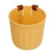 thumbnail image 1 of Cesta de bicicleta para manillar delantero, multiusos, de mimbre, redonda, de gran capacidad, color amarillo, 1 of 14