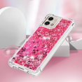 thumbnail image 5 of Case for Motorola Moto G Stylus 5G 2023 Case Glitter Cute Luxury Love Liquid Quicksand Clear Soft TPU Girls Women Stylish Bumper Shockproof Protective Cover for Moto G Stylus 5G 2023 Rose YB, 5 of 14