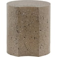 thumbnail image 5 of Meridian Furniture Dimple Taupe Terrazzo Pattern Iron Metal End Table, 5 of 5