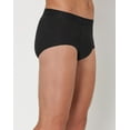 thumbnail image 4 of Hanes Brief 7 Pack No Ride Up Ultimate Men TAGLESS   Waist Comfort Flex Black/Grey, 4 of 7