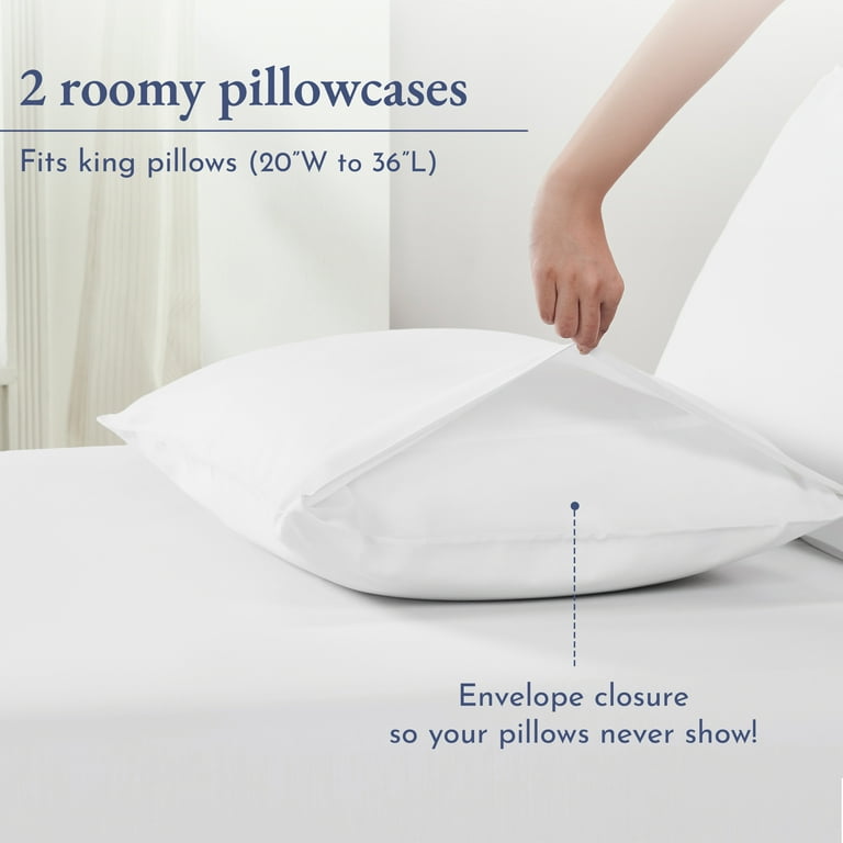 100 cotton top king size pillowcases