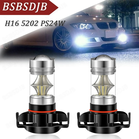 For Chevrolet Avalanche 2007-2013 5202 H16 Canbus Super White LED Fog Light Bulbs