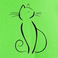 thumbnail image 3 of CafePress - Line Drawn Black Cat Men's Value T Shirt - Light T-Shirt - CP, 3 of 4