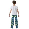 thumbnail image 4 of FORMRS Boys Pajama Pants with Pockets Size 9-10Y Kids Lounge Sleep Bottoms, Sharks Pattern, 4 of 8