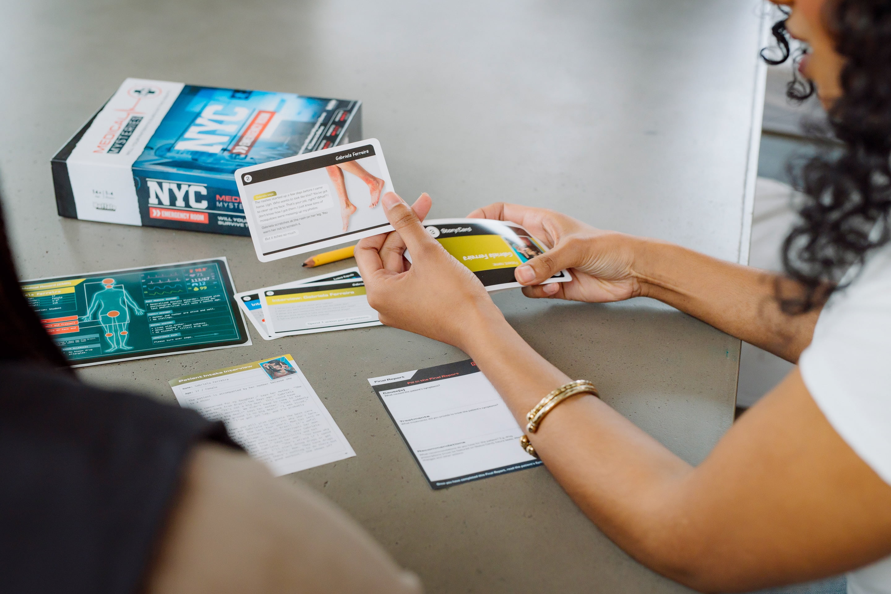 Medical Mysteries: NYC Emergency Room Cooperative Game for Ages 14 and up by Buffalo Games