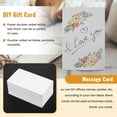 thumbnail image 5 of Blank White Cardboard paper Tarjeta de Mensaje Tarjetas Visita Word Regalo DIY Acerca 100 piezas (), 5 of 5