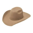 thumbnail image 1 of Twister T7532848-6.875 4.25 in. Mens Austin Wool 2X Punchy Cowboy Hat, Black - Size 6.875, 1 of 1