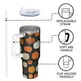 thumbnail image 4 of Halloween Modern 40oz Tumbler– Stainless Steel Insulated Tumbler with Handle and Straw, Large Capacity Travel Cup for Hot & Cold Drinks, 4 of 7