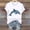 A#White, variant on DPTALR Women's Round Neck Short Sleeve Printed Loose Casual Daily T-Shirt,Blue,Size XXL,Women's Plus ,Young Adult Tops