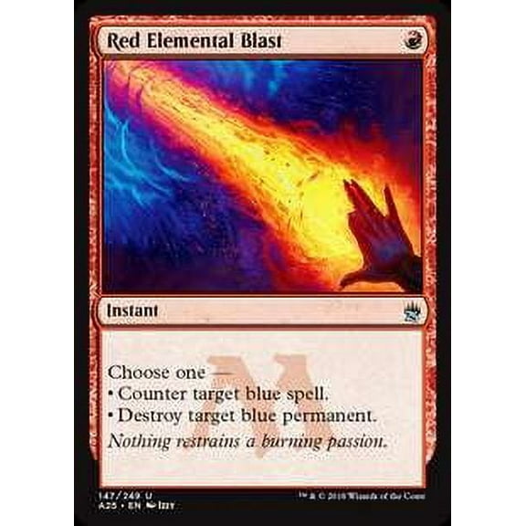 MtG Masters 25 Uncommon Red Elemental Blast #147