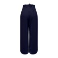 thumbnail image 6 of Women's Casual Pants High Waisted Side Pocket Straight Leg Work Pants Women'S Fashionable High Waist Zipper Casual Pants Suit Pants,Blue Women's Casual Pants L, 6 of 6