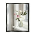 thumbnail image 2 of Stupell Industries Sunlit Flower Bouquet Blooming White Petals Windowsill Painting Metallic Gold Floating Framed Canvas Print Wall Art, Design by Leah Straatsma, 2 of 5