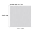 Al Rextangle Profile Uxcell 100mm x 100mm x 3mm Rectangle 1060 Aluminum Sheet Flat Metal ...
