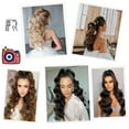 thumbnail image 2 of Dulchany Curly Ponytail Extension 18 Inch Heat Resistant Synthetic Natural Wavy Hairpiece Wrap Around Pony Tail Hair Extensions, 2 of 7