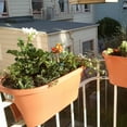 thumbnail image 4 of Corsica Elho Resin Oval Bridge Flower Planter, 4 of 4